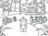 Drawing Colouring Pages Garden Piggle Iggle Coloring Sketch Night Simple Haahoos Bridge Characters Yard Kids Getdrawings Beginners Fun Trending Days sketch template