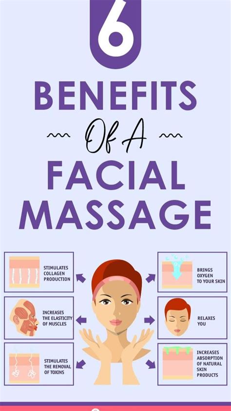 6 benefits of a facial massage pinterest