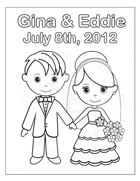 wedding coloring pages  kids coloring home