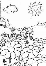 Coloring Pages Bees Popular Bee sketch template