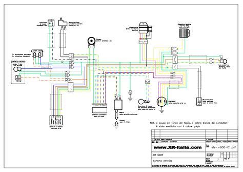 honda xr wiring diagram