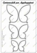 Farfalla Ritagliare Farfalle Arco Cartamodello Carta sketch template