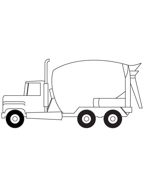 cement truck coloring pages   cement truck coloring pages