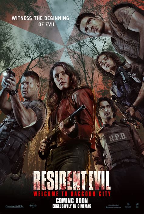 resident evil   raccoon city reveals  poster  turning  zombie trailer