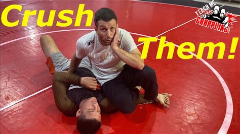 the brutal double knee ride to attack side control youtube