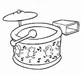 Drums Coloring Coloringcrew Colorear sketch template