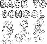 Coloring Back Pages School Welcome Color Getcolorings Printable sketch template