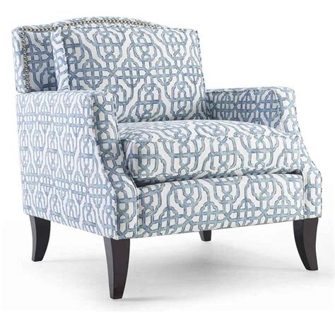 upholstered club chair  blue furniture living room chairs home decor