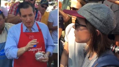 ted cruz grilled by ellen page while grilling pork chops