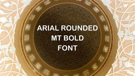 arial rounded mt bold font