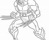 Coloring Pages Superhero Cute Wolverine Color Cartoon Printable Getcolorings Getdrawings sketch template