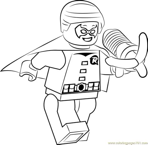 lego robin coloring pages coloring home