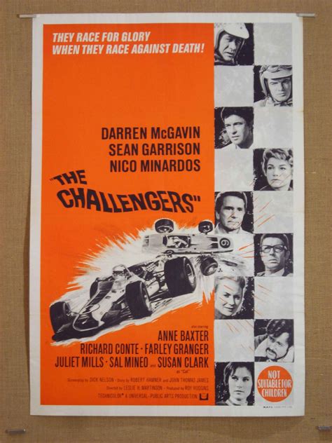challengers original movie poster australian 1 sht 27 x40 simon
