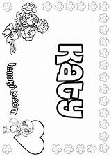 Katy Coloring Name Pages Color Print Names Girls Hellokids Posters Also sketch template