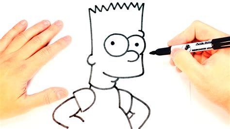 Como Dibujar A Bart Simpson Paso A Paso Dibujo Facil Bart Simpson