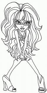 Ghoulia Yelps Filha Zumbis Tudodesenhos sketch template