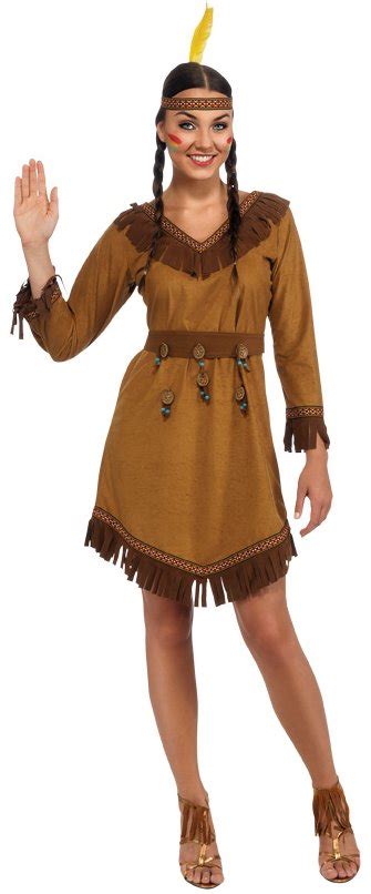 Adult Native American Woman Costume Candy Apple Costumes