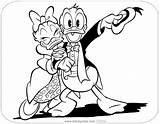 Daisy Donald Duck Coloring Pages Disneyclips Town sketch template