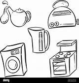 Kettle Toaster sketch template