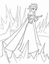Elsa Coloring Pages Disney Queen Walt Characters Frozen Fanpop Wallpaper Background Book sketch template