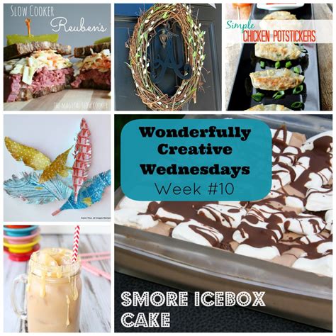 share diy craft  recipe posts  wonderfully creative wednesdays link party  creative