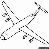 Galaxy Military Lockheed Antonov Airplanes sketch template