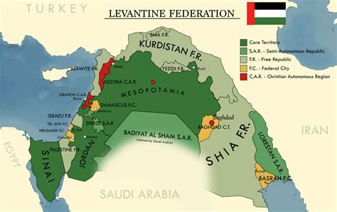 contest entry  levantine federation  promising  post colonial