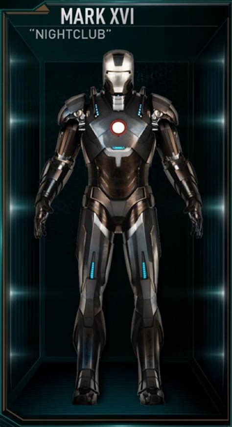 iron man armor mark xvi marvel cinematic universe wiki fandom