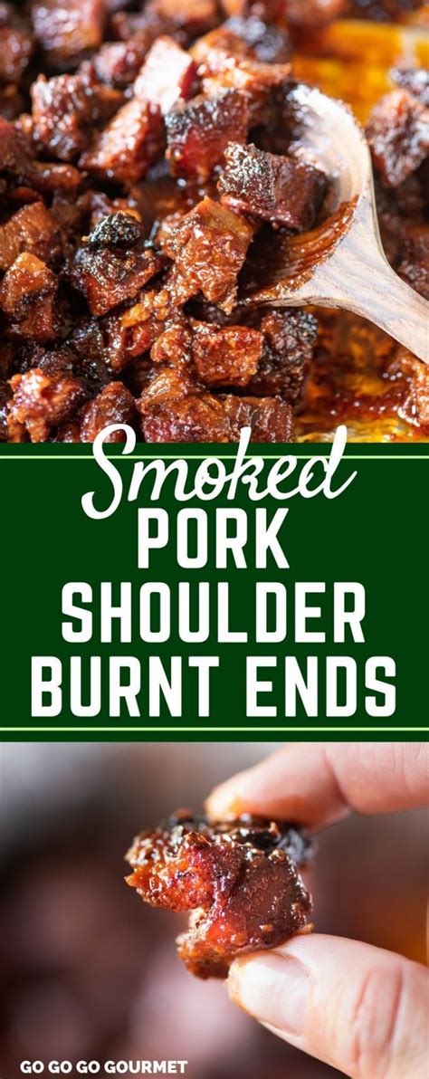 these smoked burnt ends are made with pork shoulder so