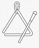 Transparent Clipart Instrument Triangle Teaching Coloring Clipartkey sketch template