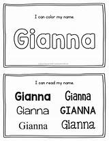 Gianna Handwriting Tracing sketch template