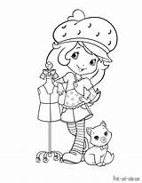 Strawberry Shortcake Fresita Rosita Amigas Entitlementtrap Coloringbay Snoopy sketch template