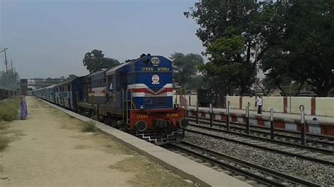 shahganj ballia passenger departing azamgarh railway station youtube