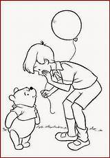 Christopher Robin Pooh Winnie Coloring Pages Printable Drawing Books Color Colouring Birthday Friends Characters Disney Kids Book Choose Board Just sketch template