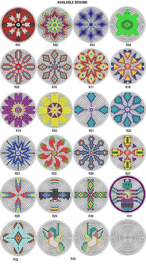 printable native american bead patterns