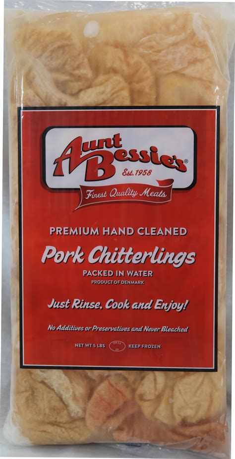 Aunt Bessies Pork Chitterlings 5 Lb – Walmart Inventory Checker