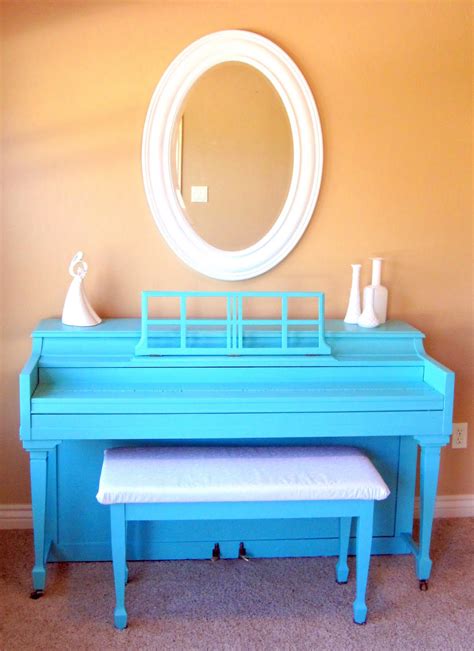 turquoise piano  actual turquoise piano