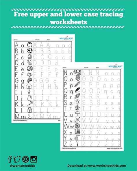 printable alphabet letters upper   case tracing worksheets