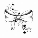Bow Tattoo Tattoos Simple Stars Designs Drawings Star Easy Back Meaning Girls Idea Neck Leg Choose Board Deviantart Thigh Women sketch template