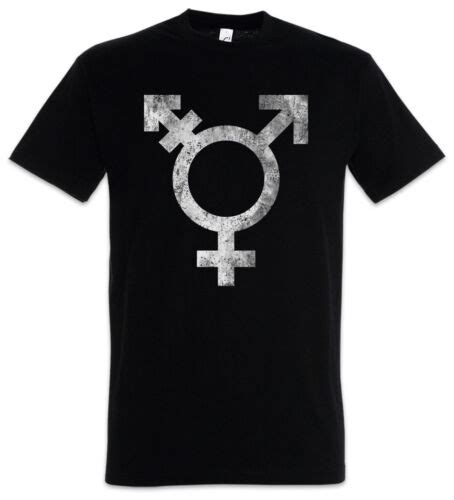 Transgender Symbol T Shirt Trans Gender Bigender Genderqueer Rights