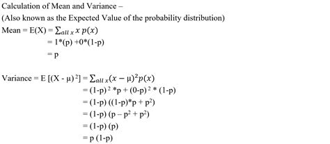 common probability distributions   variance derivations