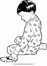 Schlafanzug Pigiama Pyjama Malvorlage Vestiti Disegno Malvorlagen Colorare Kleidung Misti Ausmalen Gratismalvorlagen sketch template