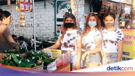 3 Wanita Cantik Dan Seksi Ini Sukses Jualan Nasi Jinggo