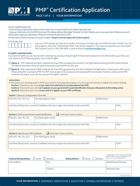 pmp certificate template form fill   sign printable