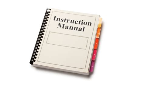instruction manual book