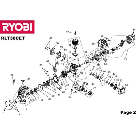 Buy A Ryobi Rlt30cet Spare Part Or Replacement Part For Your 30cc Line