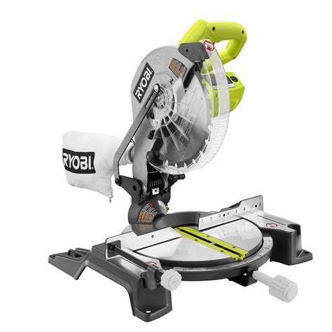 Ryobi 10 Inch Compound Miter Saw With Laser The Home Depot Canada