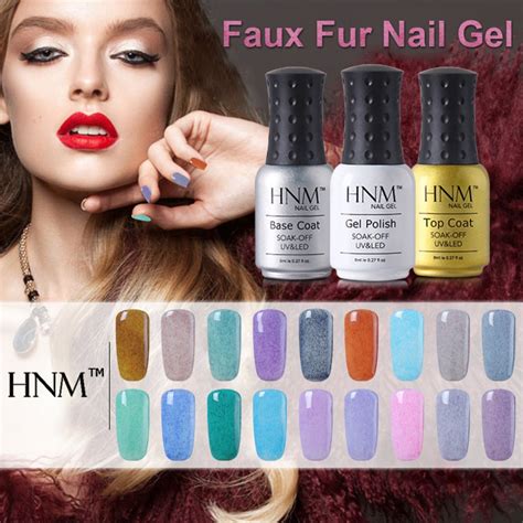 hnm ml nail polish faux fur color nagellak soak  uv semi permanent nagellak enamel nail