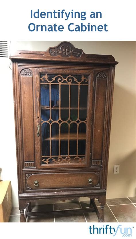 identifying  ornate cabinet thriftyfun