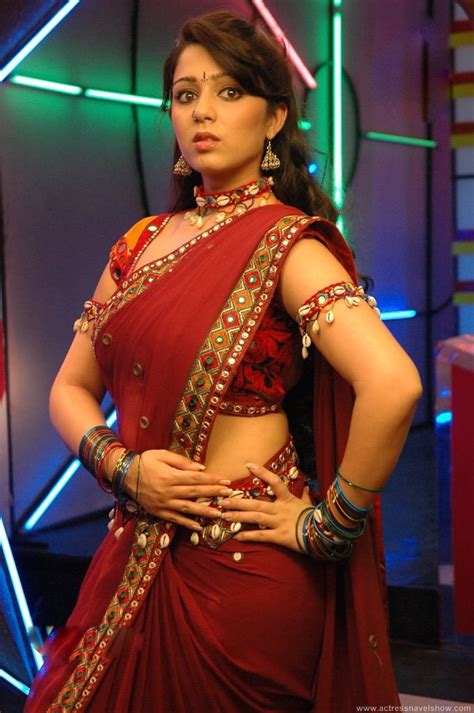 Charmi Sexy Saree Hot Navel Show Stills Latest Gallery Hot Girls Of